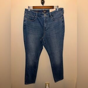 NYDJ Ami Skinny Legging Jeans, Blue, Stretch, Mid-Rise, Cotton Size 14 NWT